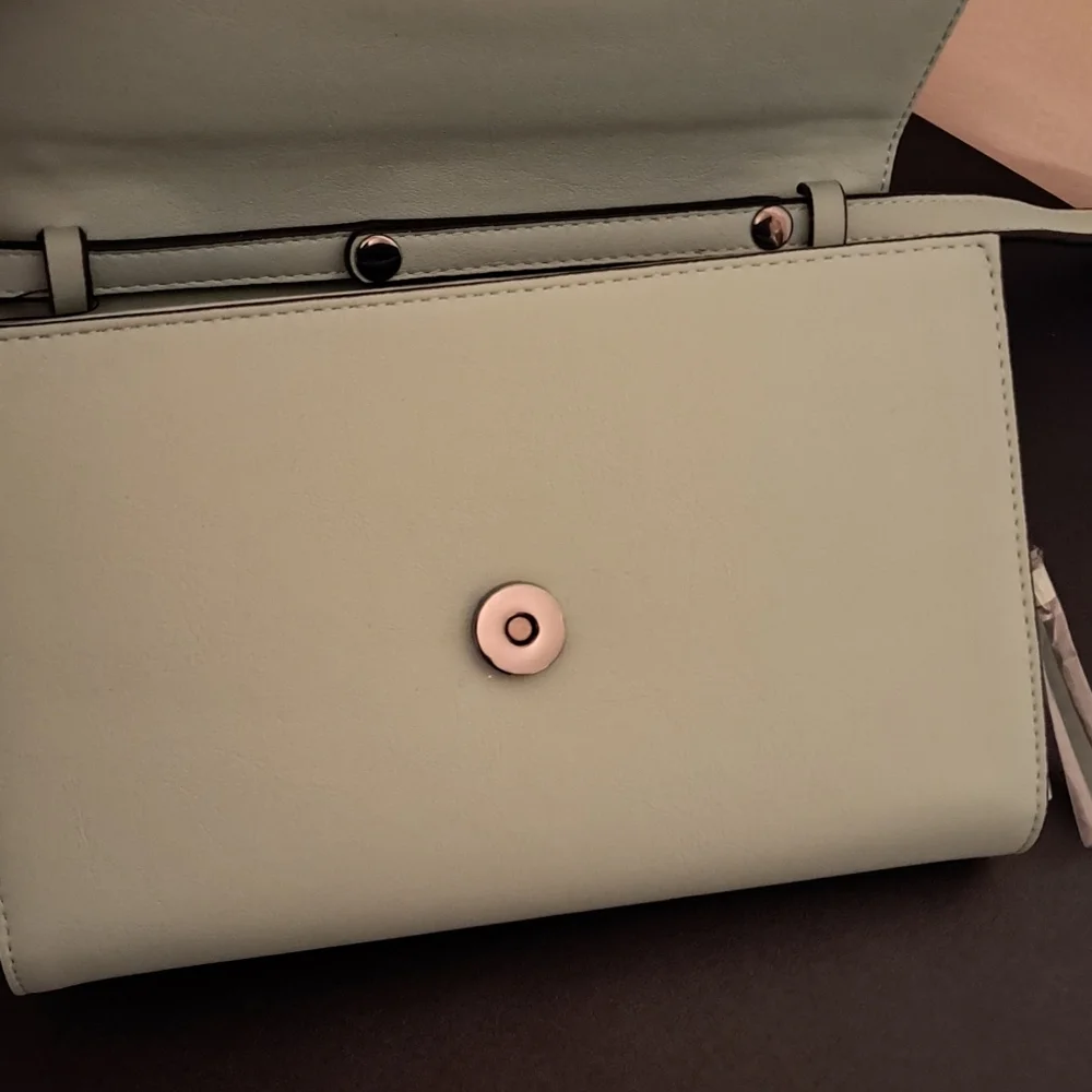 Vera Wang Mint Green Crossbody Bag